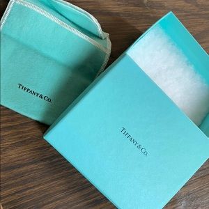 Authentic Tiffany & Co. jewelry box, bag, polish